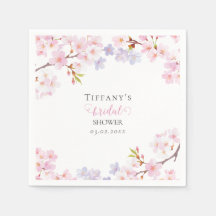 Pink Cherry Blossom in Bloom Garden Bridal Shower
