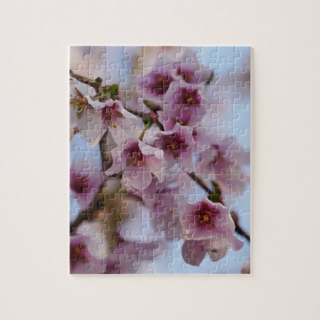 Pink Cherry Blossom Puzzle (Vertikal)