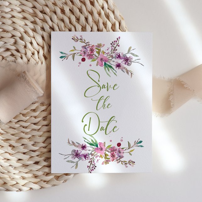 Pink Cherry Blossom Save the Date (Von Creator hochgeladen)