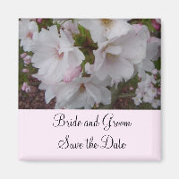 Pink Cherry Blossom Save the Date
