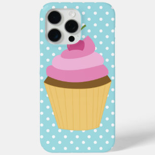 Pink Cherry Cupcake Illustration Case-Mate iPhone Hülle
