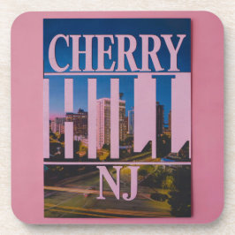 Pink Cherry Hill NJ Words Untersetzer