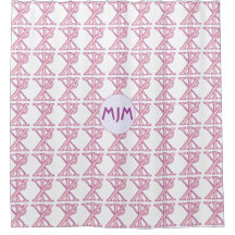 Pink Chi Ro Cross Mit Monogramm