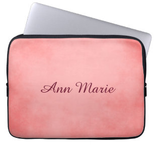Pink Chic Parchment Laptopschutzhülle