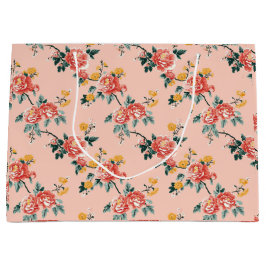 Pink Chinoiserie Blanche Große Geschenktüte