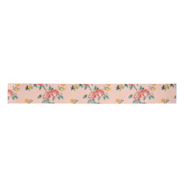 Pink Chinoiserie Blanche Satinband