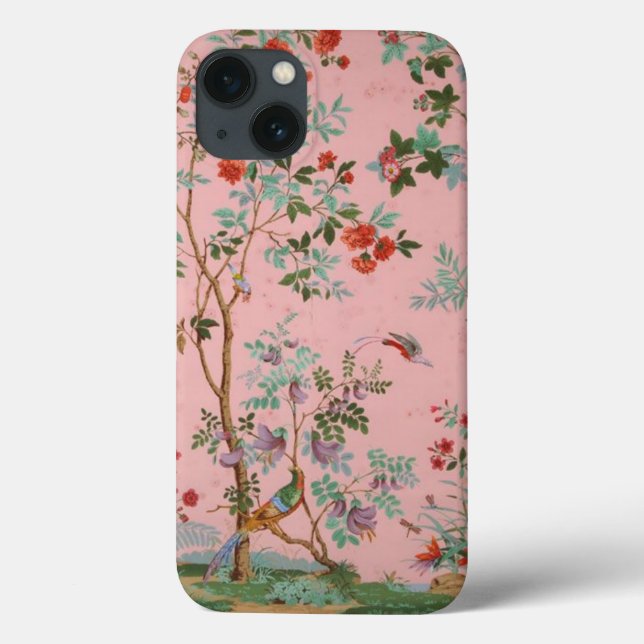 Pink Chinoiserie Case-Mate iPhone Hülle (Rückseite)