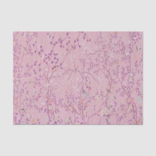 Pink Chinoiserie Chinesisch Dekoupage Seidenpapier