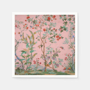 Pink Chinoiserie Dekoupage Serviette