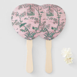 Pink Chinoiserie Fächer