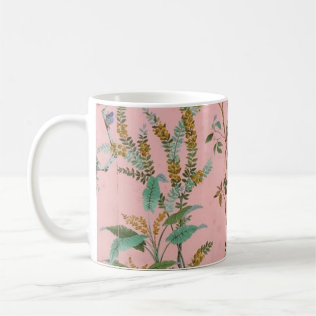 Pink Chinoiserie Kaffeetasse (Links)