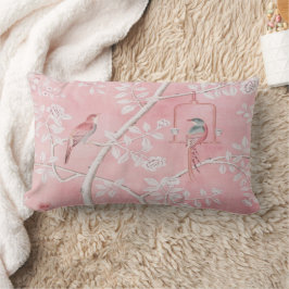 Pink Chinoiserie Lendenkissen
