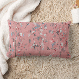 Pink Chinoiserie Lendenkissen