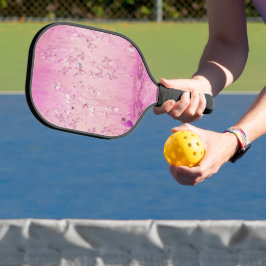 Pink Chinoiserie Pickleball Schläger