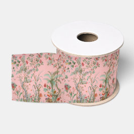 Pink Chinoiserie Ripsband