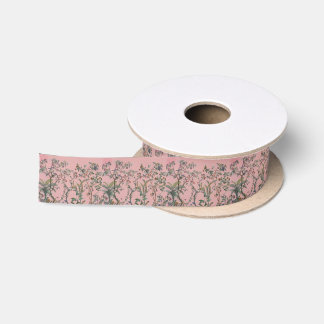 Pink Chinoiserie Satinband