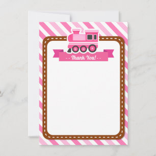 Pink Choo Choo Train Merci Notes