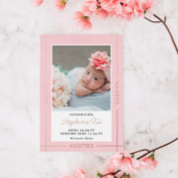 Pink Chosen Loved Einführung Adoptiert Baby Girl