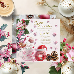 Pink Christmas Coco und Sprinkles Baby Dusche