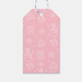 Pink Christmas Geschenkanhänger