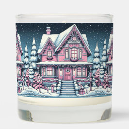 Pink Christmas House