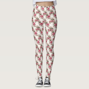 Pink Christmas Leggings