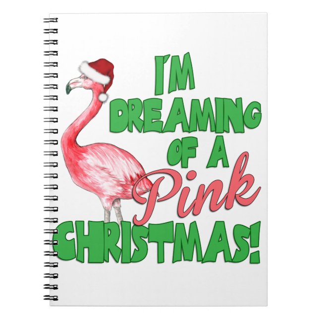 Pink Christmas Notizblock (Vorderseite)