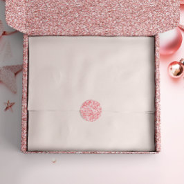 Pink Christmas Solid Color Seidenpapier