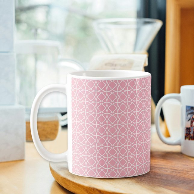Pink Circle Mug Kaffeetasse (Von Creator hochgeladen)