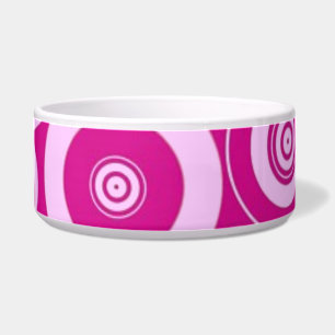 Pink Circles Dowling Bowl Napf