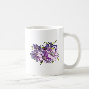 Pink Clematis Kaffeetasse