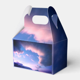 Pink clouds geschenkschachtel