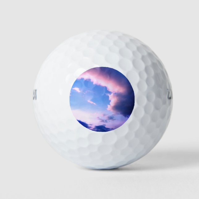 Pink clouds golfball (Vorderseite)