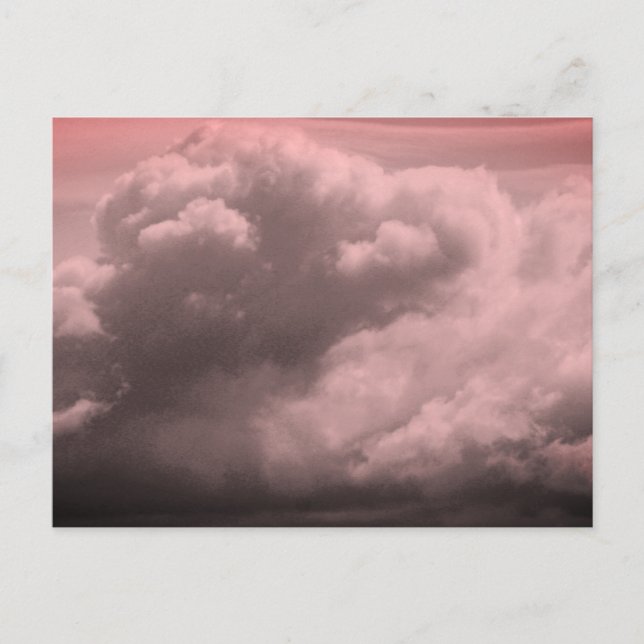 PINK CLOUDS POSTCARD POSTKARTE (Vorderseite)