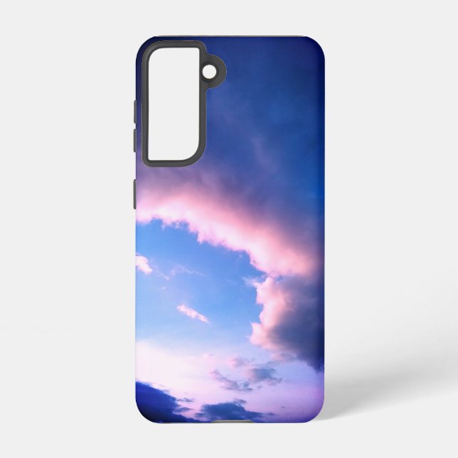 Pink clouds samsung galaxy hülle (Rückseite)