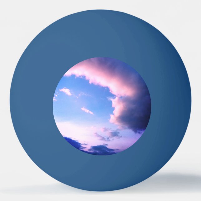 Pink clouds tischtennisball (Vorderseite)