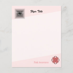 Pink Clover Ribbon von Kenneth Yoncich Flyer