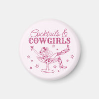 Pink Cocktails und Cowgirls Bachelorette Favoriten