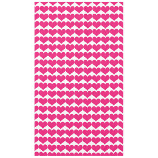 Pink Coeurs mignons Motif Nappe
