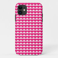 Pink Coeurs mignons Tough Xtreme iPhone 5 Coque