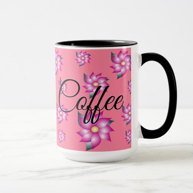 Pink Coffee Cup Tasse (Rechts)