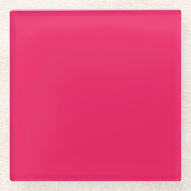 Pink Color Glasuntersetzer (Vorderseite)