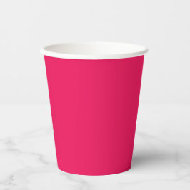 Pink Color Pappbecher
