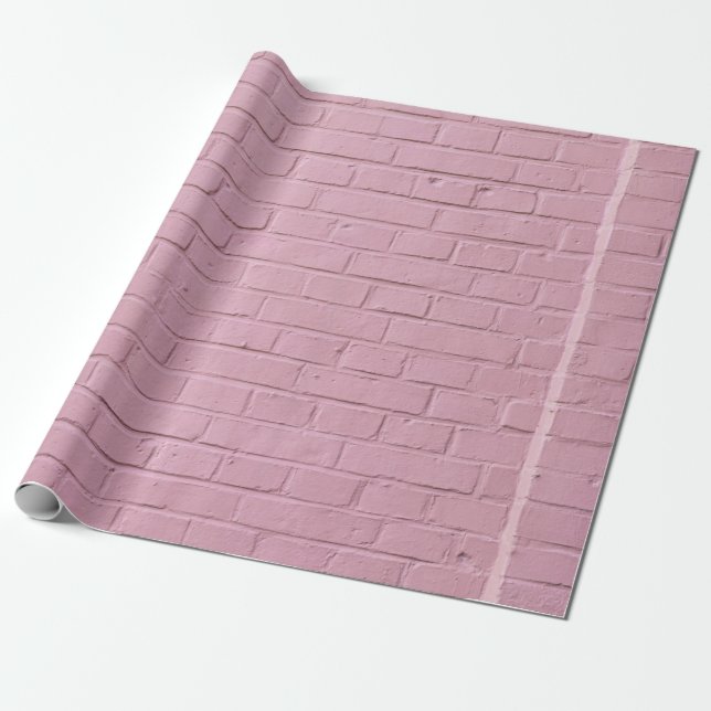 PINK CONCRETE WALL GESCHENKPAPIER (Ungerollt)