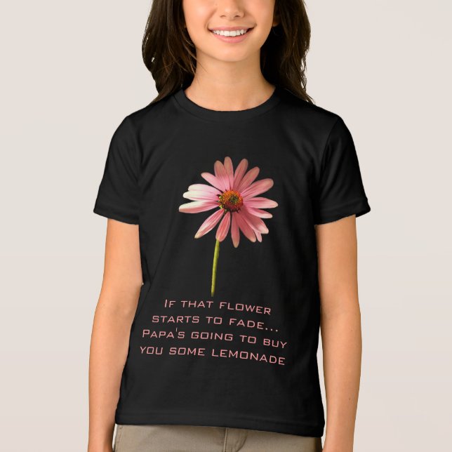 Pink Cone Blume Wenn diese Blume zu verblassen beg Tri-Blend Shirt (Vorderseite)
