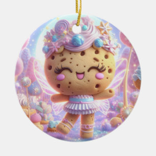 Pink Cookie Keramik Ornament