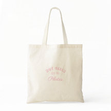 Pink Coquette Ästhetische Pilates Totbeutel
