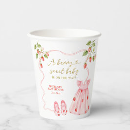 Pink Coquette Baby Clothes Baby Shower Paper Cups Pappbecher