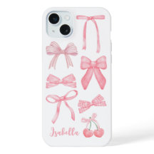 Pink Coquette Bow Trendy Feminine Girl Ästhetik