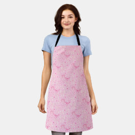 Pink Coquette Bows Hearts Girly Schürze